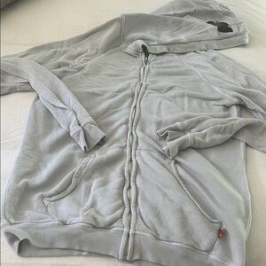 Free city zip hoodie gray